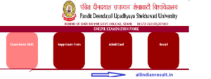 Shekhawati University BA 1st Year Exam Form 2023, PDUSU BA Part - 1 परीक्षा फॉर्म, जारी 