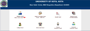 Kota University BA 1st Year Online Exam Form 2023