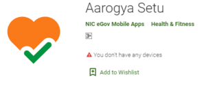 Online Registration Vaccination Aarogya Setu
