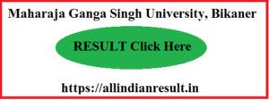 MGSU MA Previous year Result 2022 @www.univindia.net MA 1st Year Result