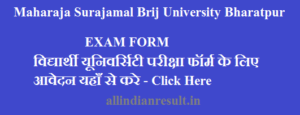 Brij University Bcom 1st Year Exam Form 2023