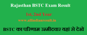 BSTC 1st, 2nd Year Result 2023 Download Name Wise: राजस्थान बीएसटीसी परिणाम यहां देखें