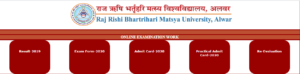 Matsya University Result 2024 BA 3rd Year Name Wise, RRBMU BA Final Result