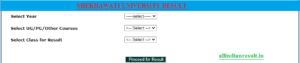 PDUSU BA 2nd Year Result Name Wise