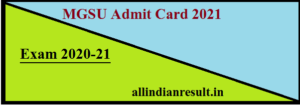 MGSU B.sc Final Year Admit Card 2023 Download | MGSU Bikaner Bsc Exam Admit Card Name Wise