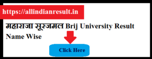Brij University Bsc 2nd Year Result 2023 Check MSBU Bsc 2nd Year Result by Name