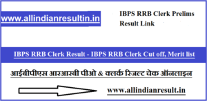 IBPS RRB Clerk Result 2023 (Link) IBPS RRB PO & Clerk Prelims Result Cut off marks, Merit list