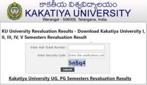 KU University Revaluation Results 2024 Download Kakatiya University I, II, III, IV, V Semesters Revaluation Result www.kuonline.co.in