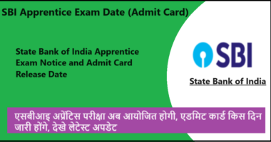 SBI Apprentice Exam Date 2023 (Admit Card)
