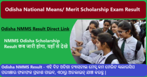 Odisha NMMS Result 2024 Direct Link ntse.scertodisha.nic.in राष्ट्रीय साधन सह मेरिट छात्रवृत्ति परीक्षा का रिजल्ट इस दिन होगा जारी, यहाँ से करे ऑनलाइन चेक